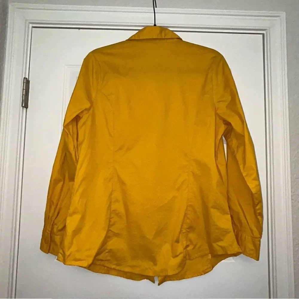 Jessica London Button Front Long Sleeve Blouse Shirt Top